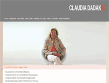 Tablet Screenshot of claudia-dadak.at
